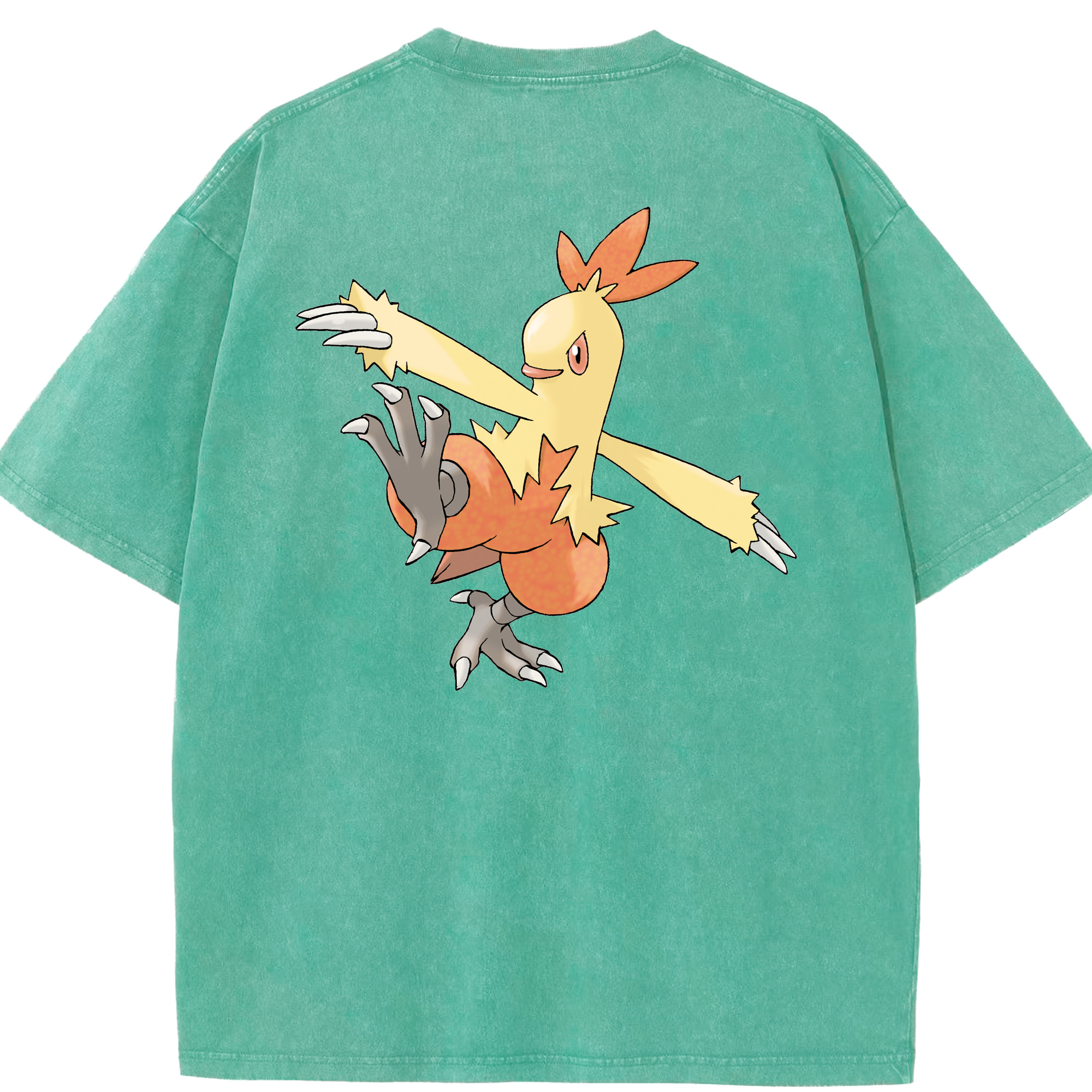 （画像用） ポケットモンスター Pokémon 綿100% ヴィンテージ風 半袖Tシャツ（背面プリント）